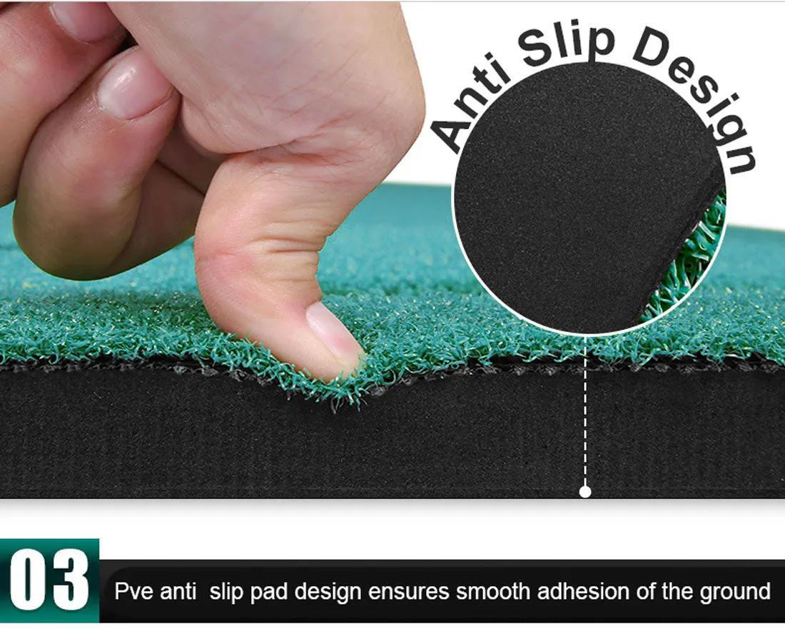 3M Golf Putting Mat Practice Training Indoor Outdoor Portable Slope Balls