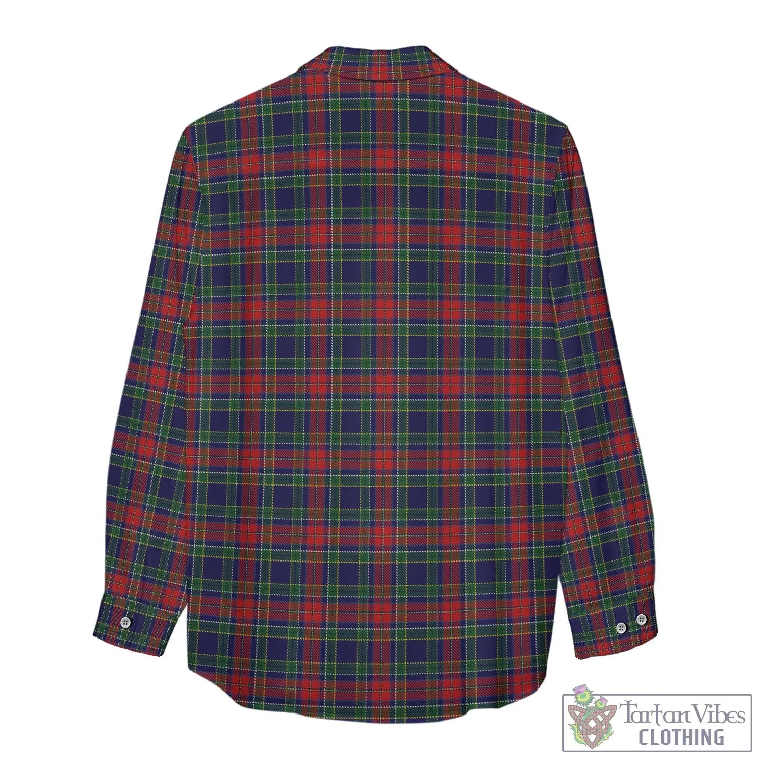 Allison Red Tartan Women's Casual Shirt