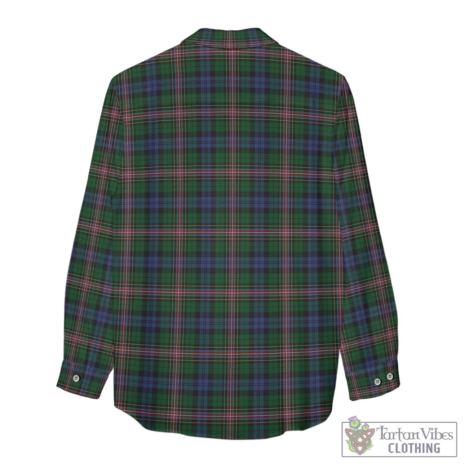 Allison Tartan Women's Casual Shirt with Family Crest