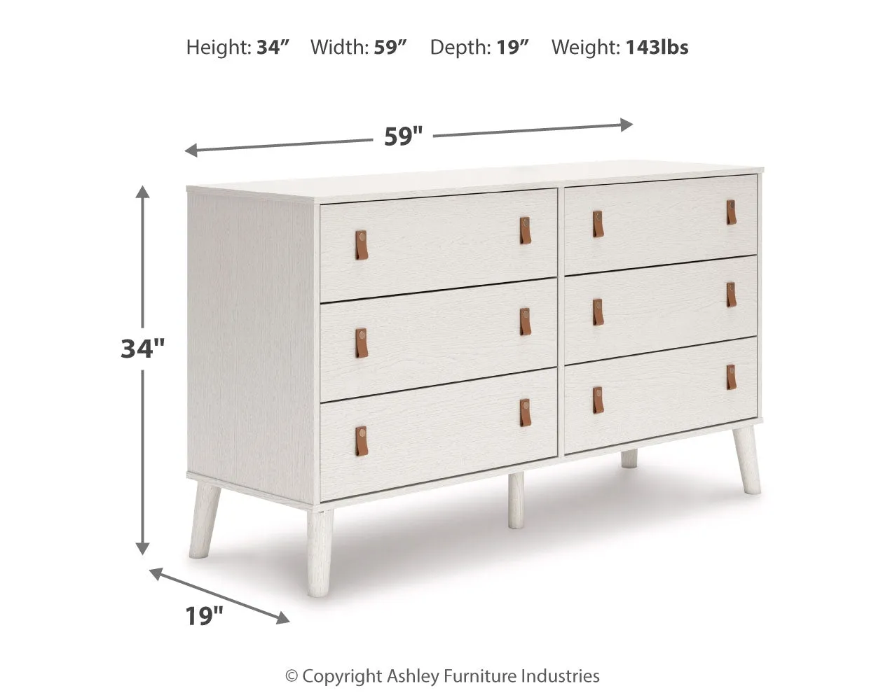 Aprilyn Full Canopy Bed with Dresser and Chest