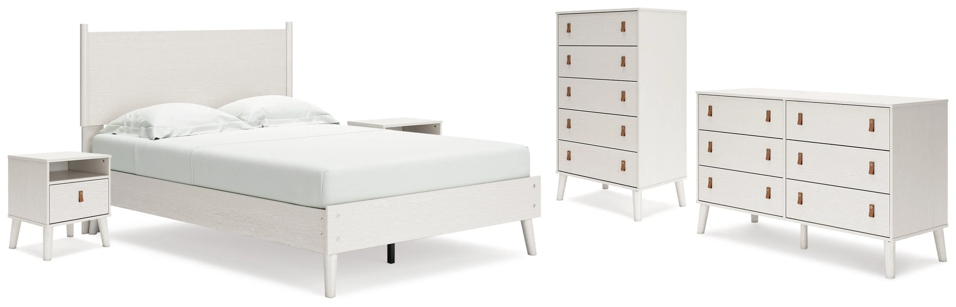 Aprilyn Full Panel Bed with Dresser, Chest and 2 Nightstands