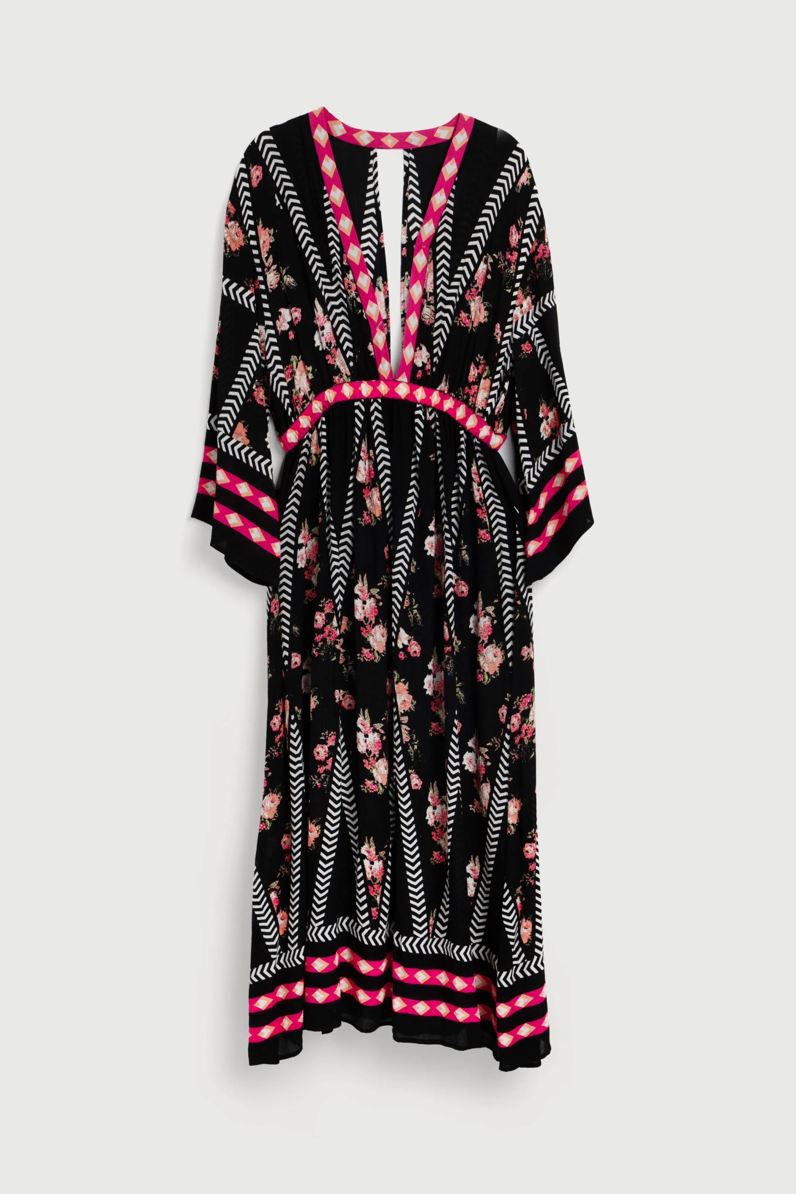 Aztec Floral Keyhole Kaftan