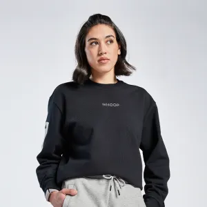 Black WHOOP Unisex Crewneck