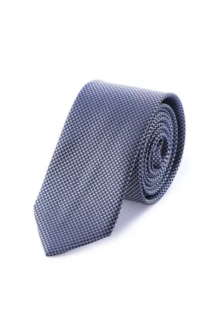 Casual 2.5-inch Slim Black Tie, Gray 6