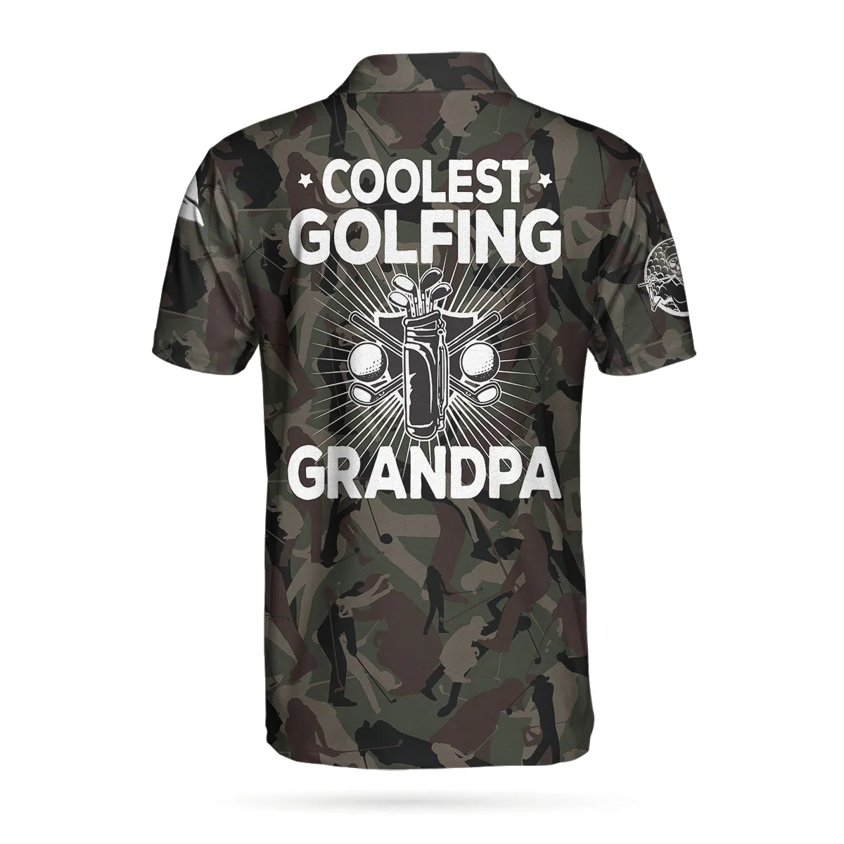 Coolest Golfing Grandpa Golf Polo Shirt Coolspod