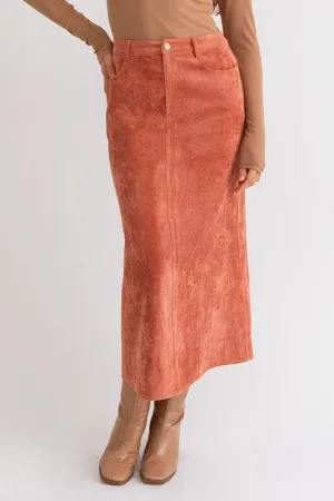 Corduroy Maxi Skirt