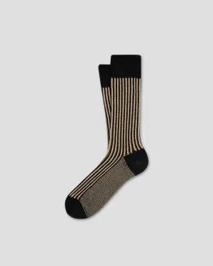 Cotton Short Capri Socks - BLACK