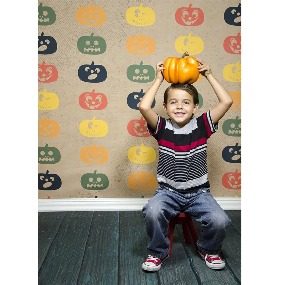 Fall Jack OftLanterns Printed Backdrop