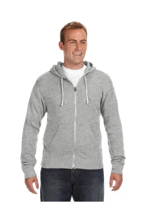 J America JA8872: Adult Triblend Full-Zip Fleece Hood