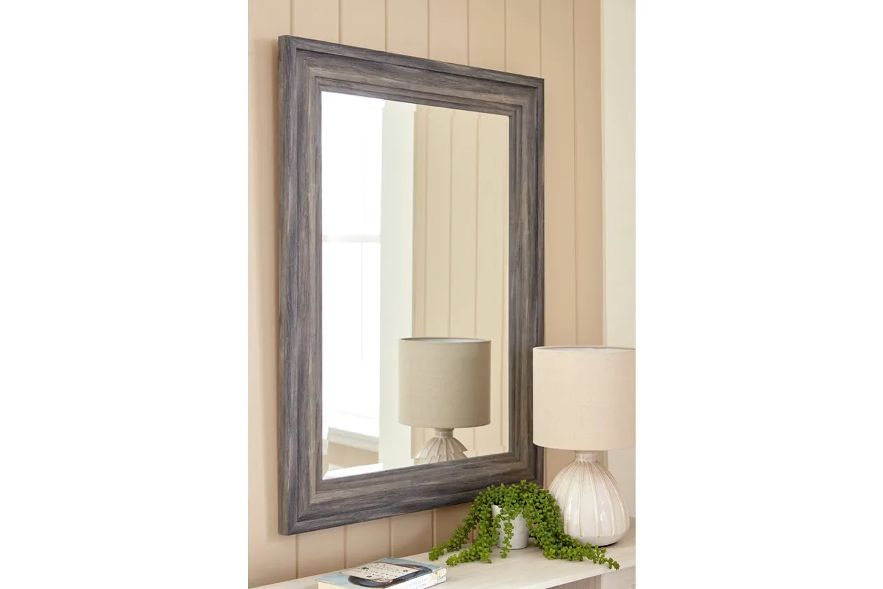 jACEE Antique Gray Accent Mirror