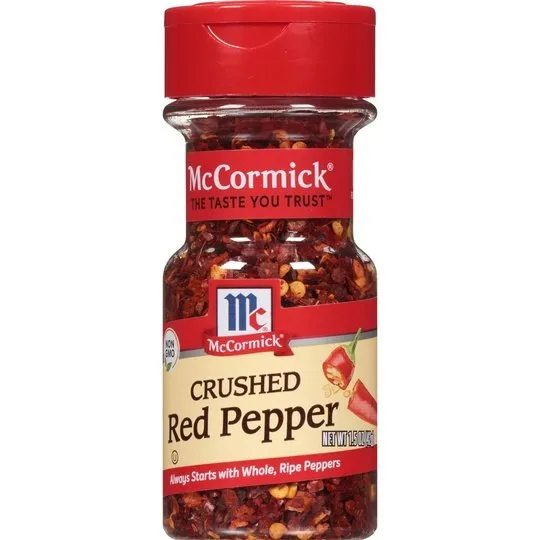 McCormick Red Pepper - Crushed, 1.5 oz Pepper & Peppercorns