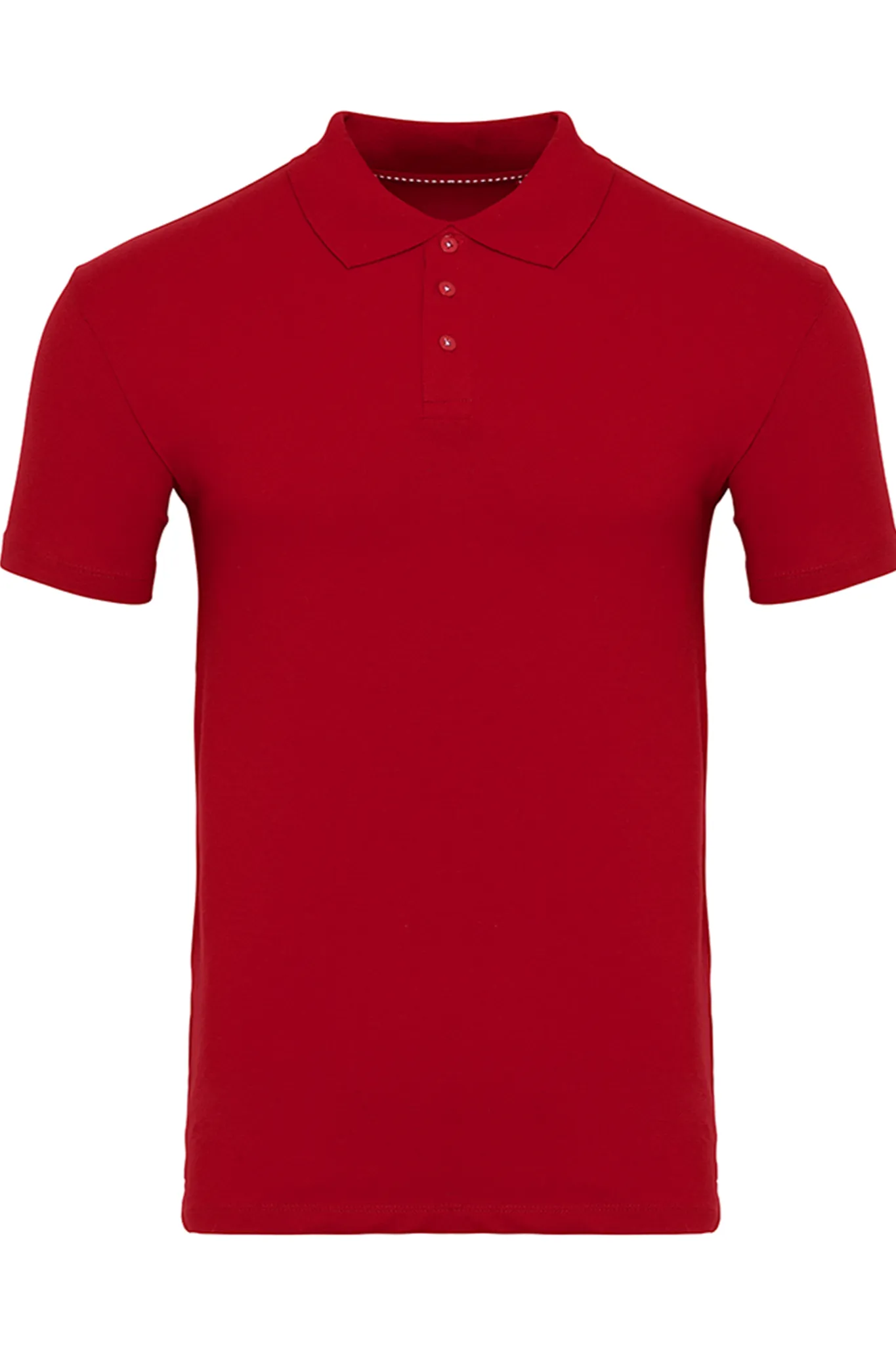 Muscle Polo Shirt - Red