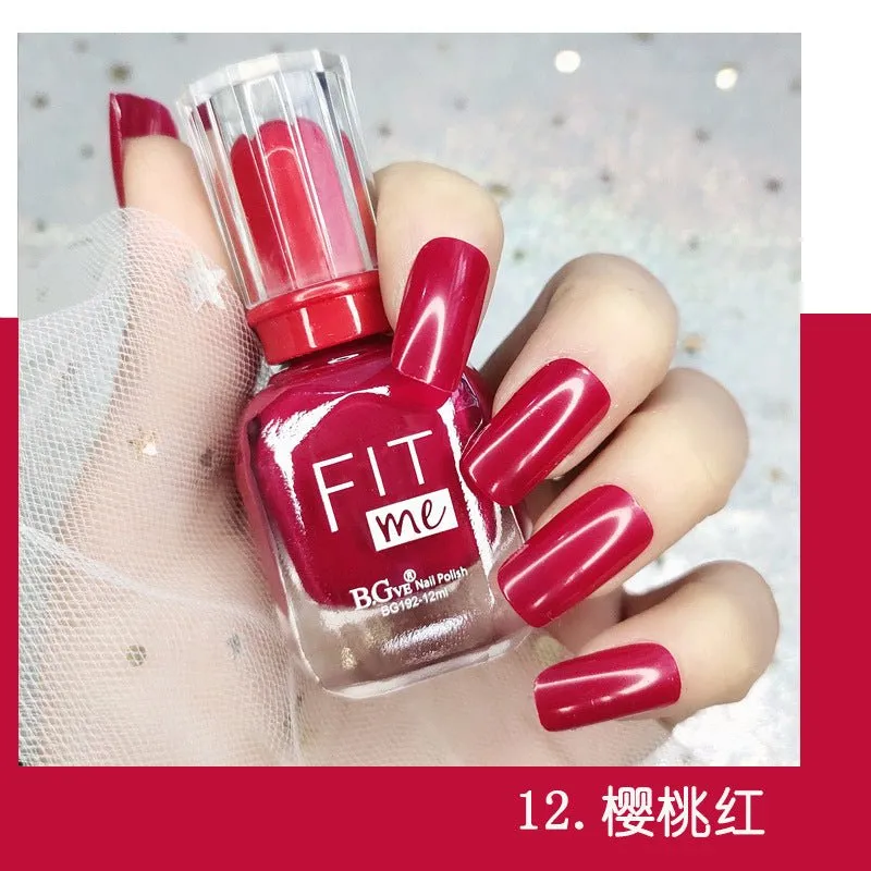 New product nail polish free toast dry display 36 color transparent nail polish cross-border beauty makeup