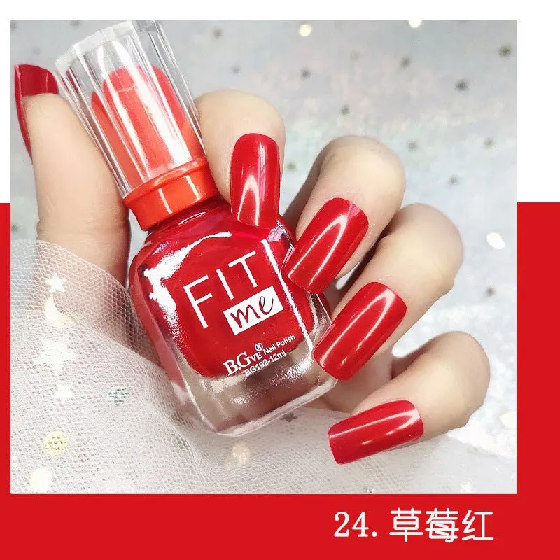 New product nail polish free toast dry display 36 color transparent nail polish cross-border beauty makeup