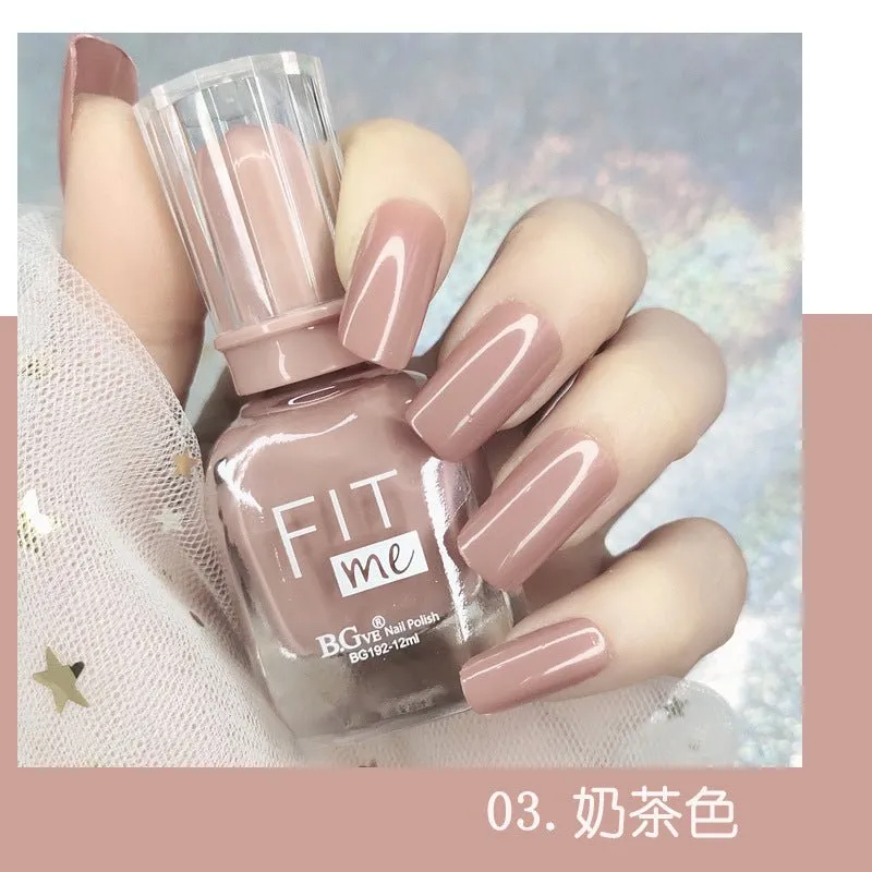 New product nail polish free toast dry display 36 color transparent nail polish cross-border beauty makeup