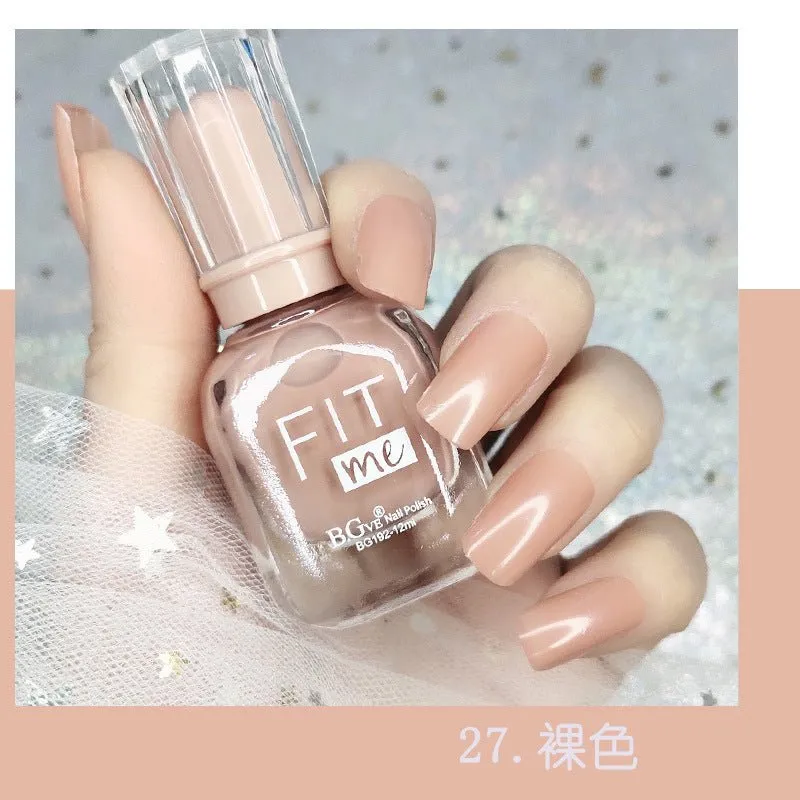 New product nail polish free toast dry display 36 color transparent nail polish cross-border beauty makeup