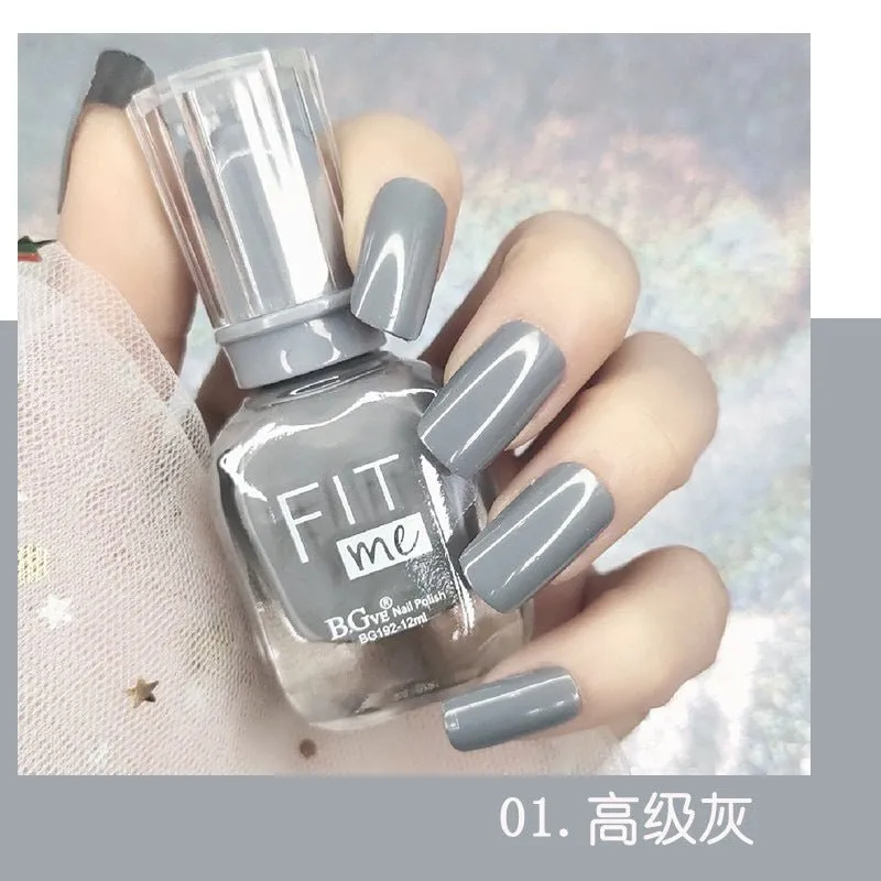 New product nail polish free toast dry display 36 color transparent nail polish cross-border beauty makeup