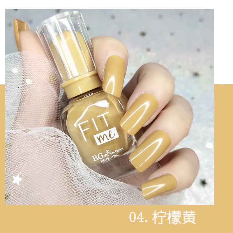 New product nail polish free toast dry display 36 color transparent nail polish cross-border beauty makeup