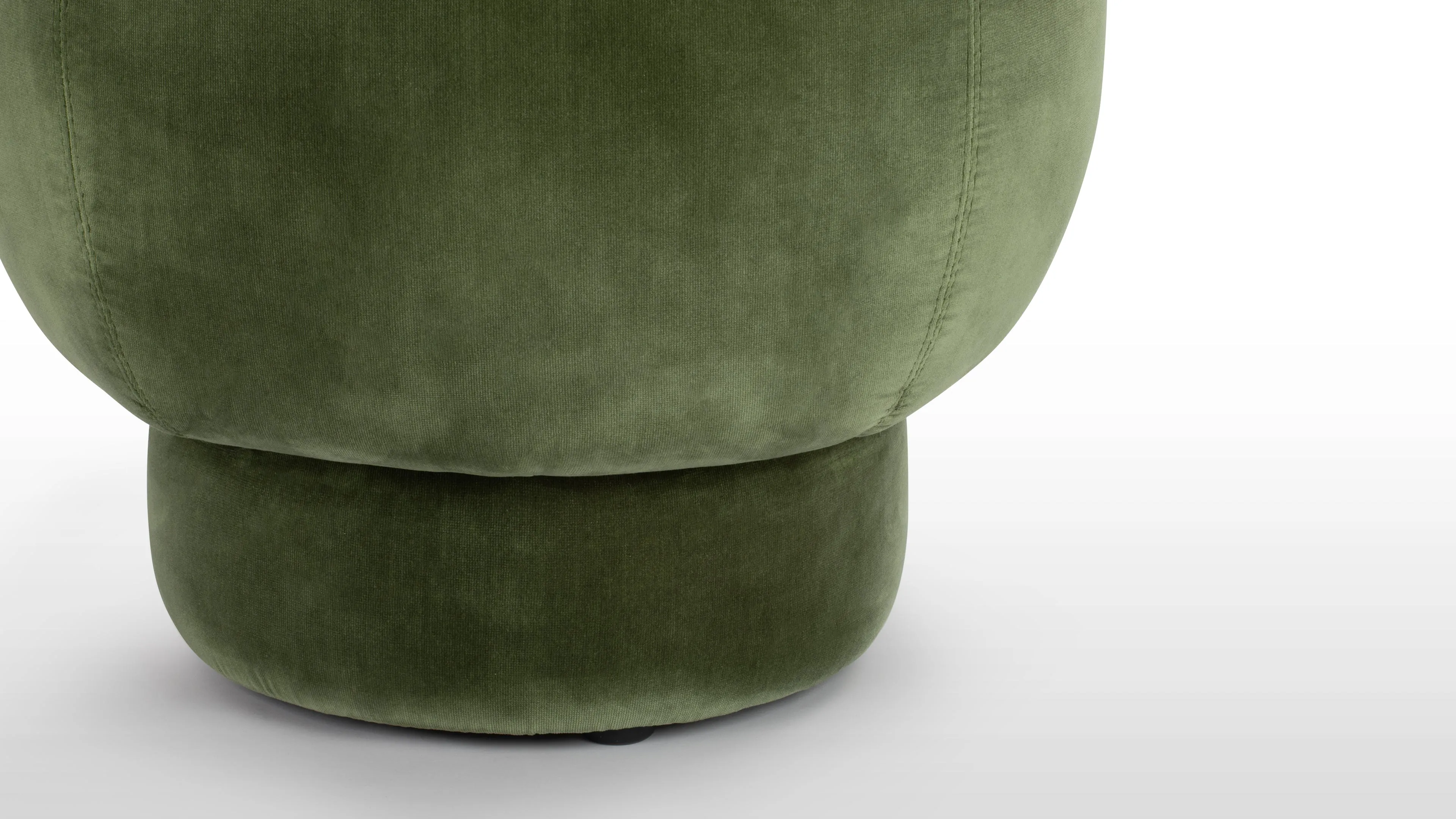 Nino - Nino Ottoman, Olive Green Velvet