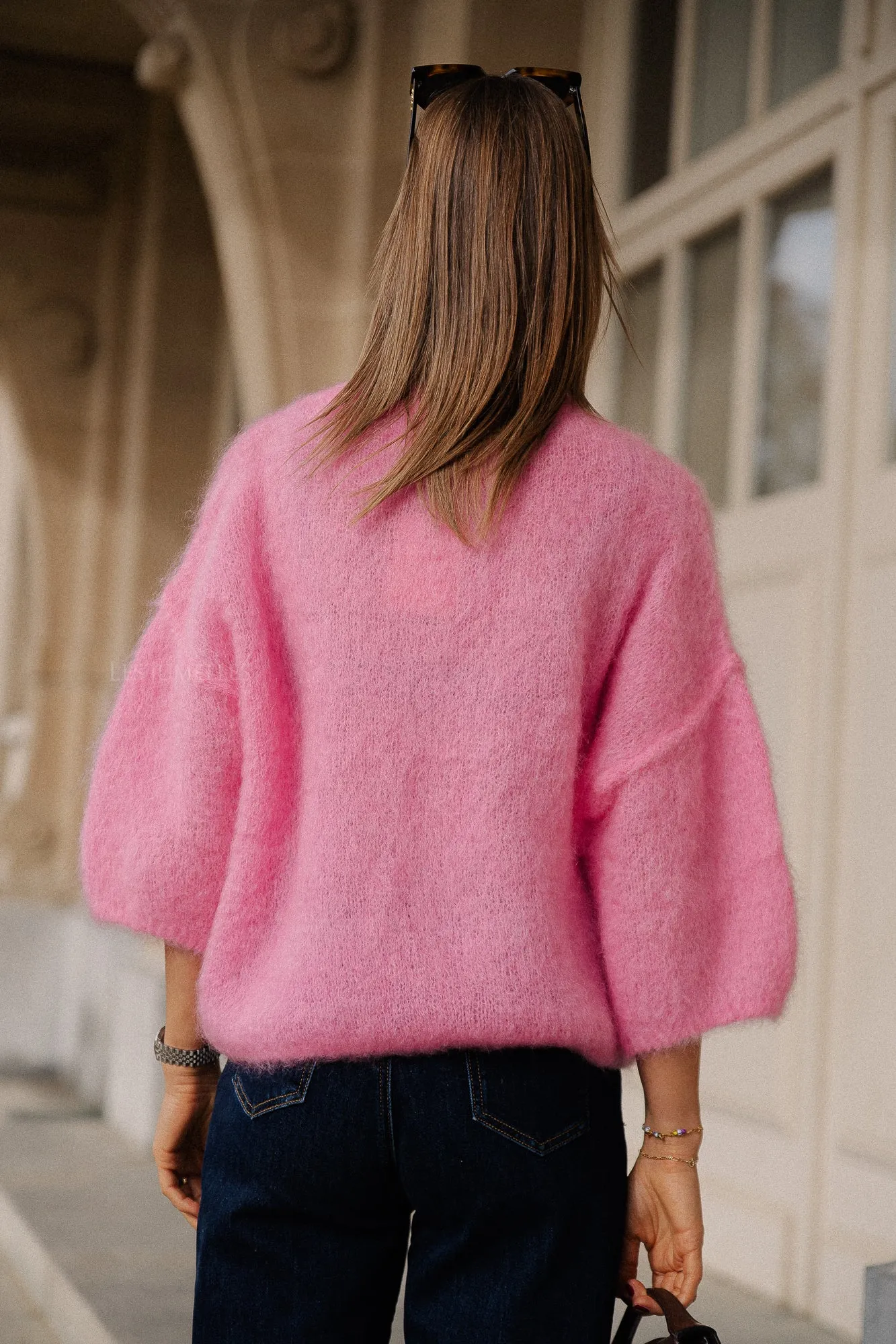 Nova mohair jumper pink