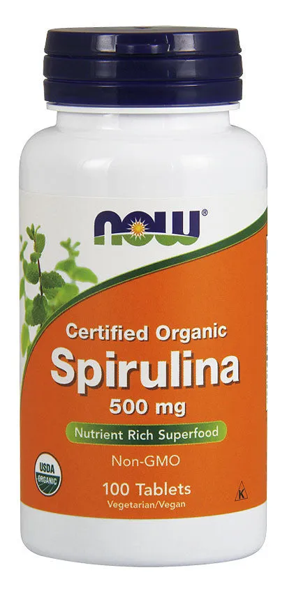 Now Spirulina 500 mg