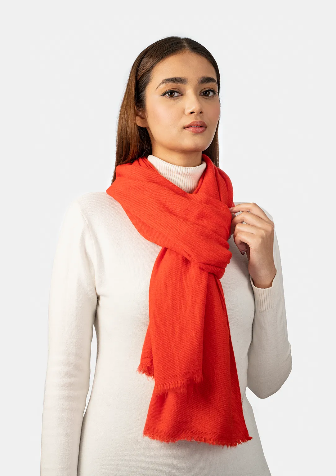 Pure Pashmina  Red Color Shawl