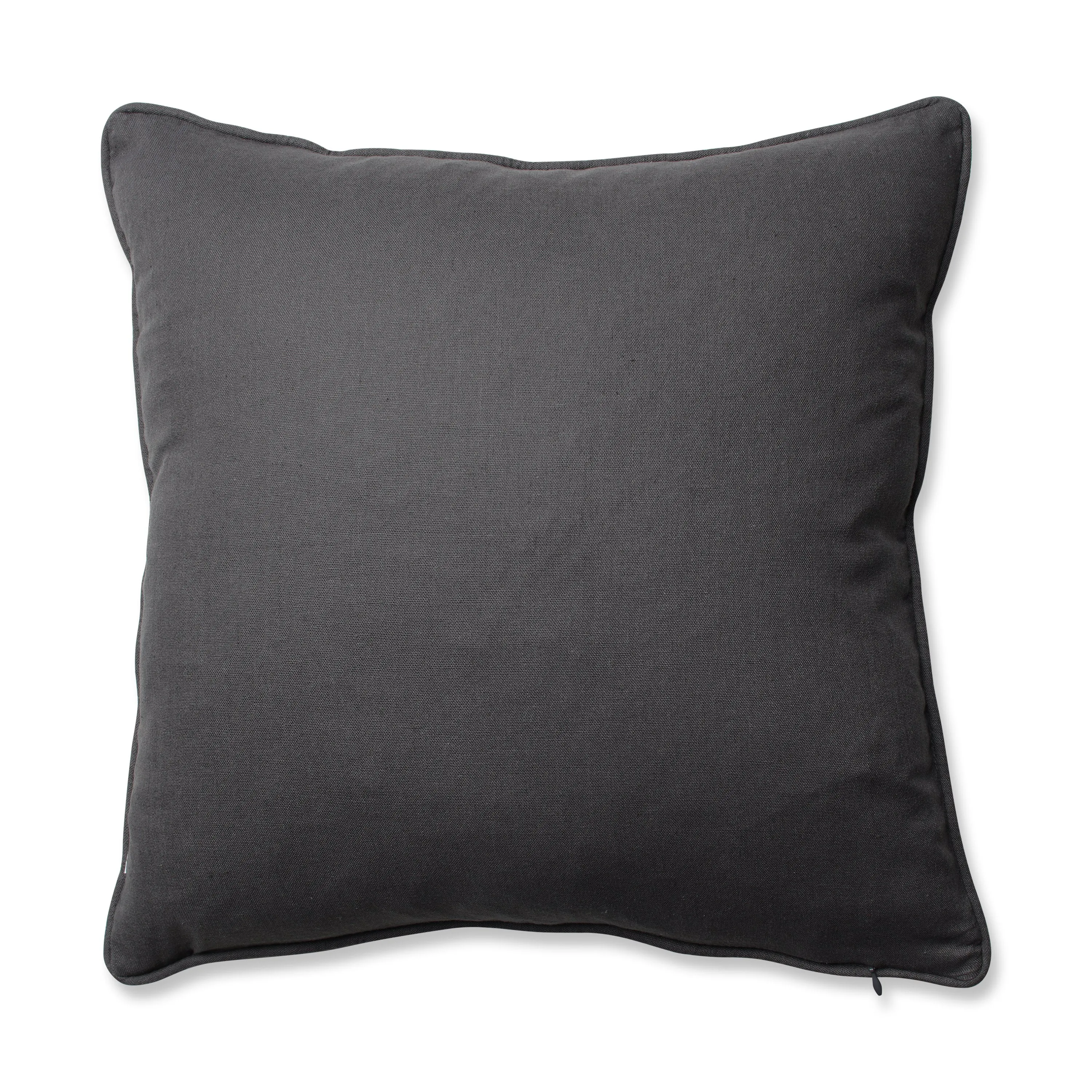 Quinn Gray 16.5-Inch Throw Pillow