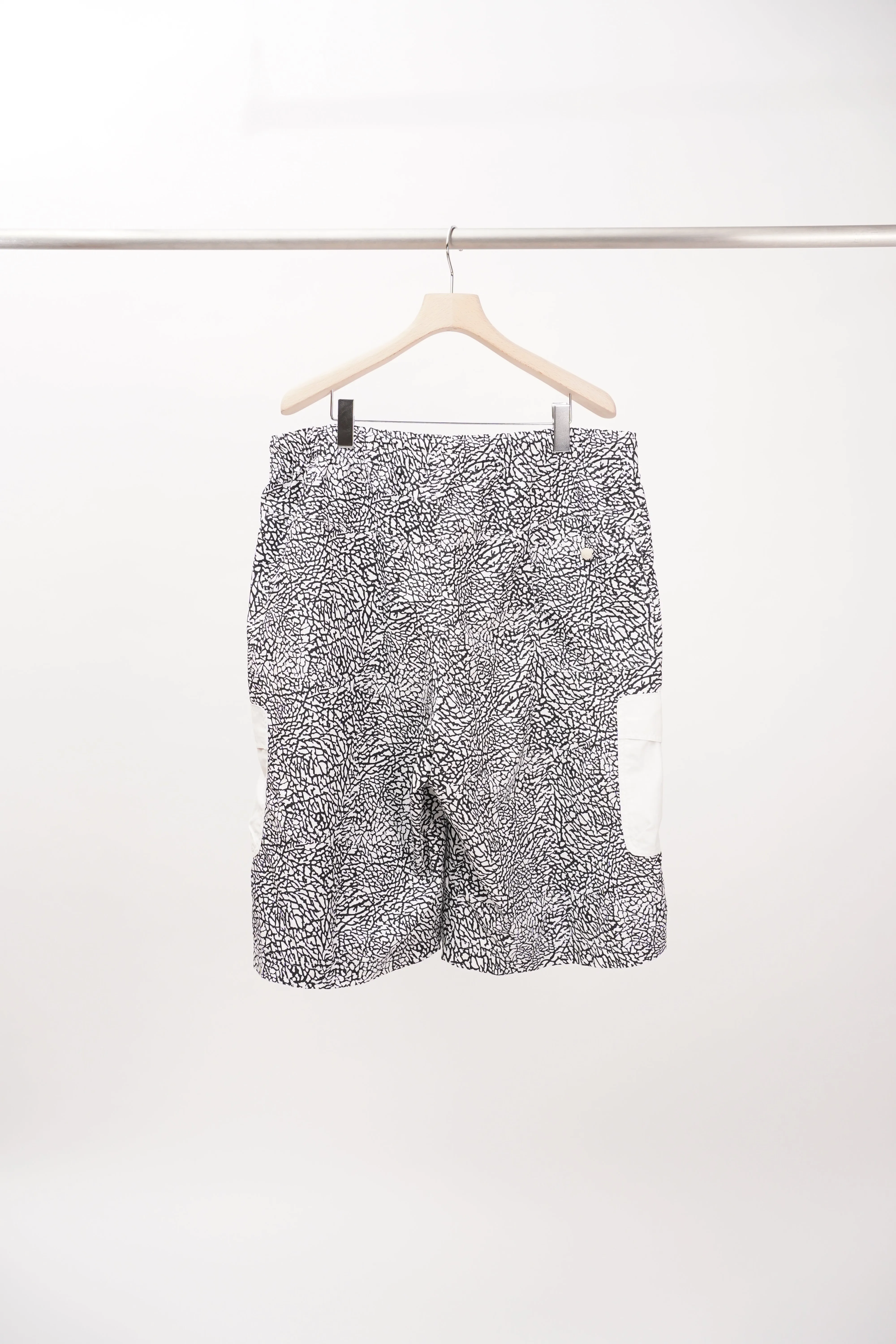 "JORDAN" -Polyester Easy Wide Shorts-