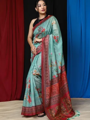 Rama Saree in Cotton Floral Printed Saree