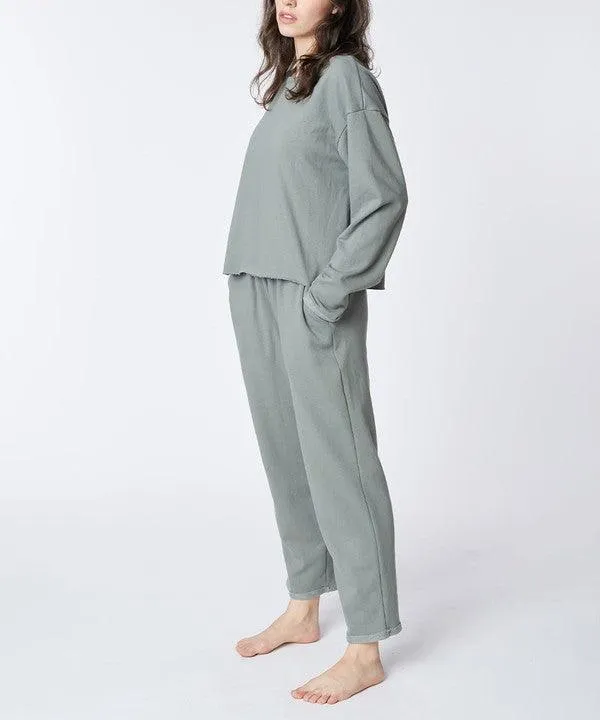 RECYCLED COTTON LOUNGEWEAR SET