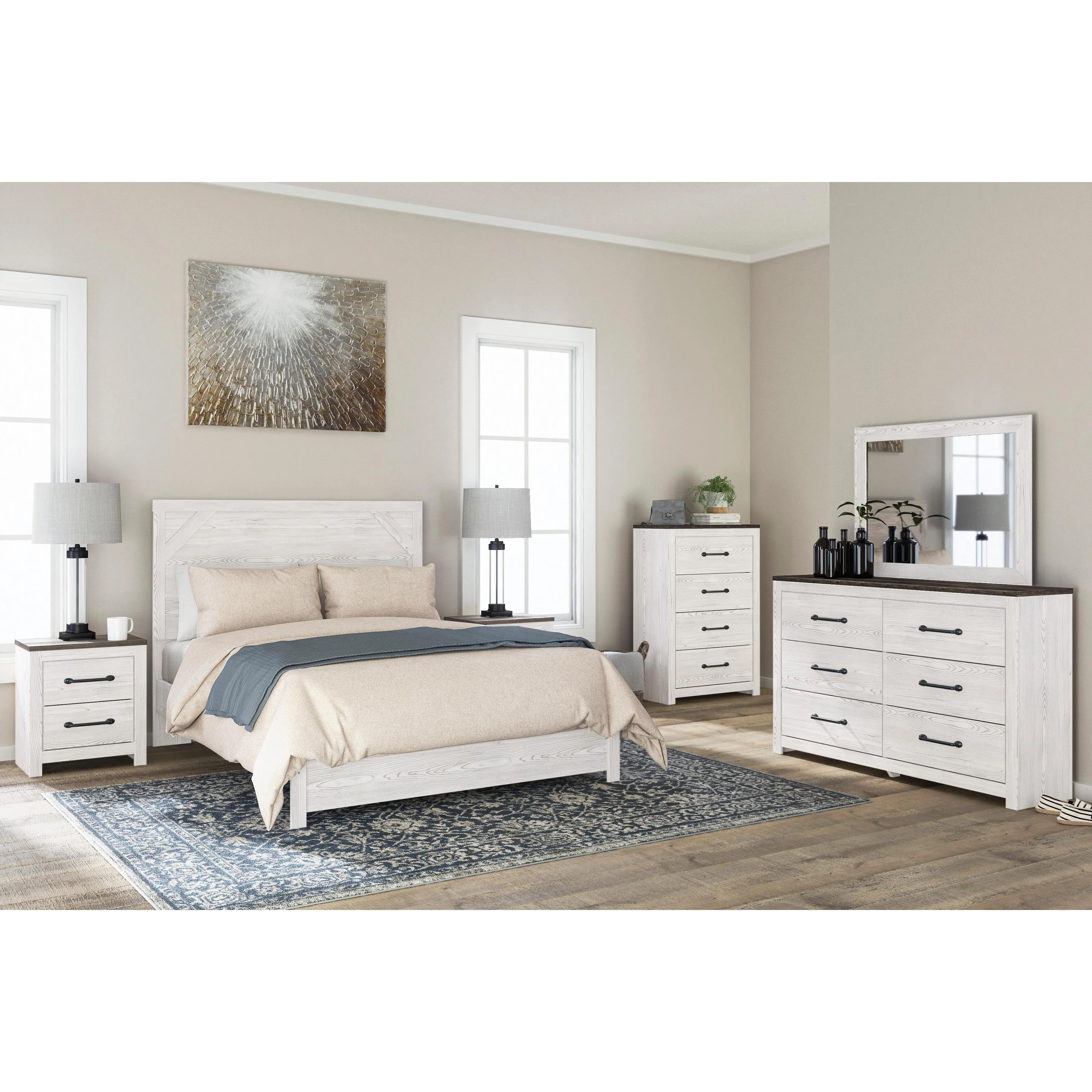 Signature Design by Ashley Gerridan B1190B13 8 pc Queen Panel Bedroom Set