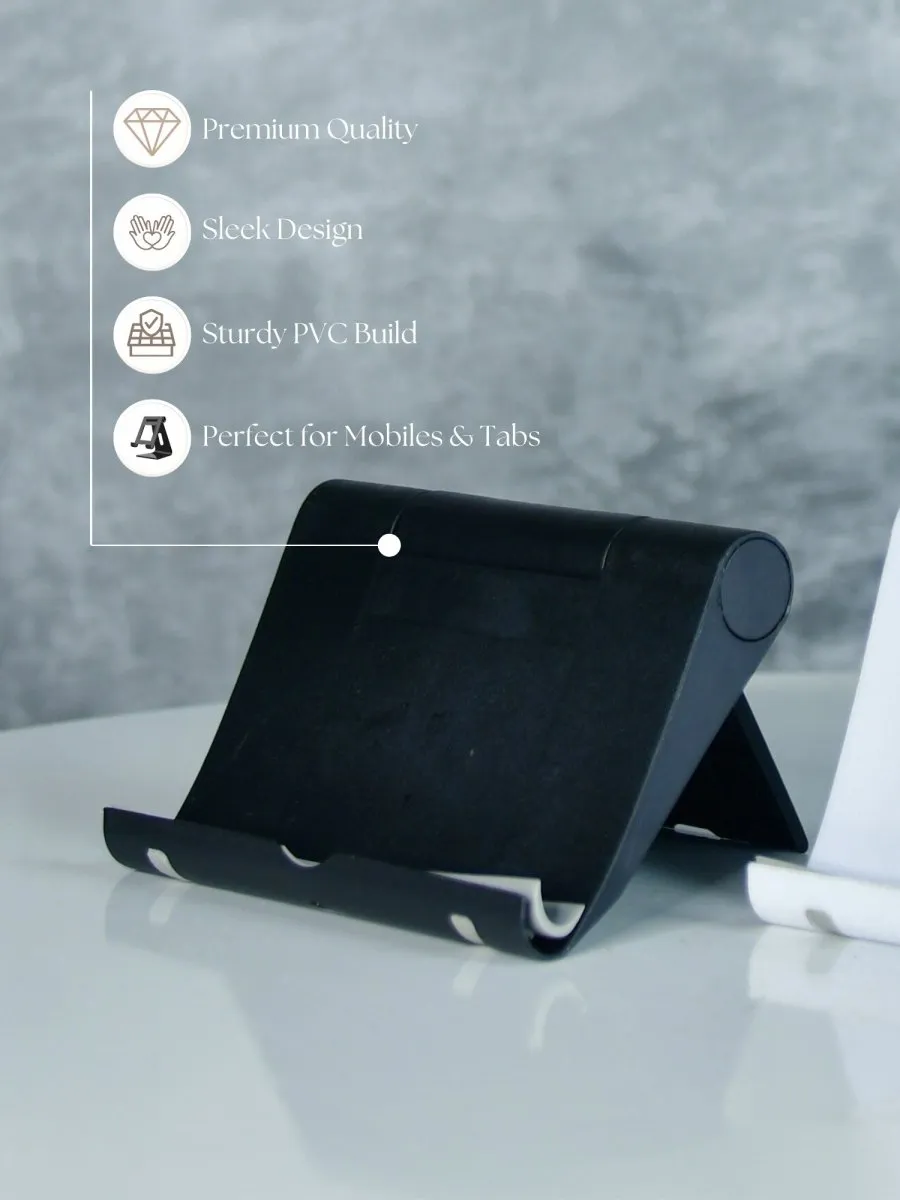 Sowpeace - Adjustable Black Tablet Stand | Trendy Desk Accessory