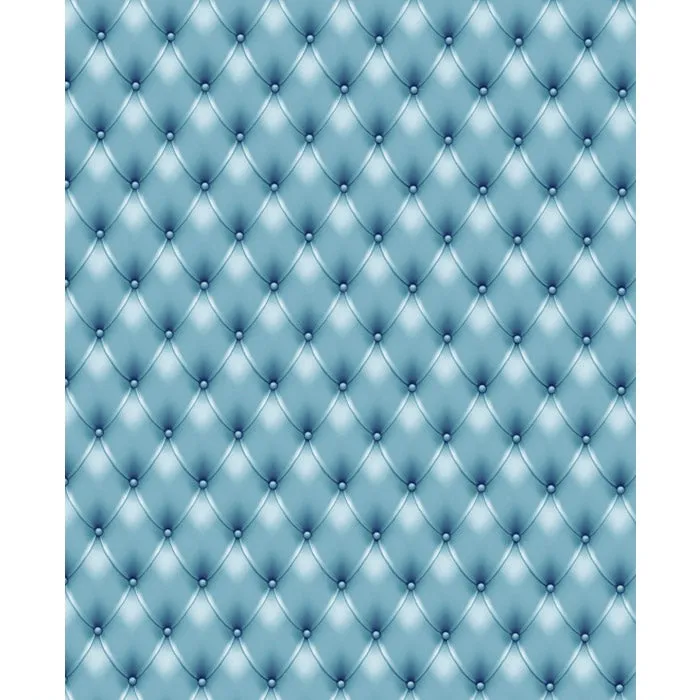 Steel Blue Tufted Printed Backdrop