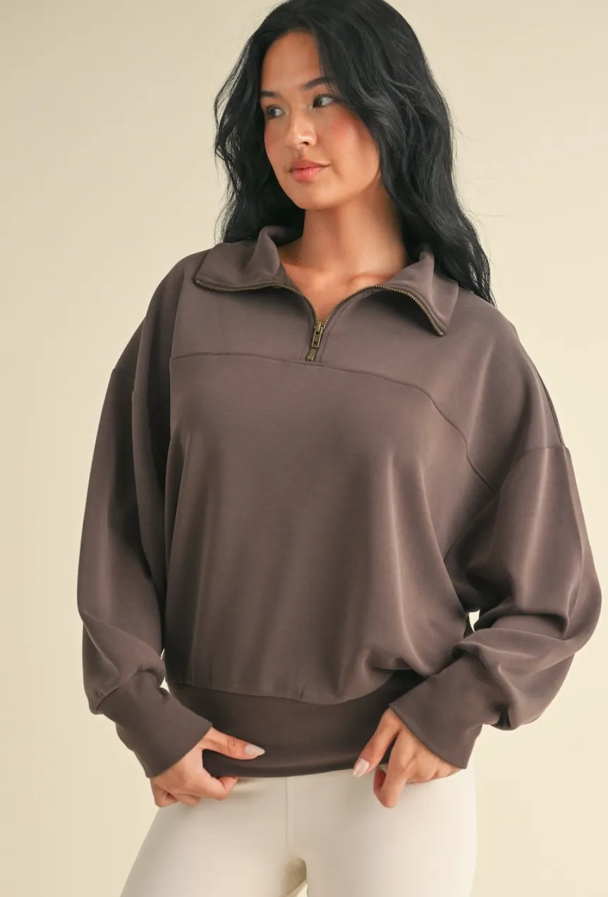 Super Soft Air Scuba Oversized Half-Zip