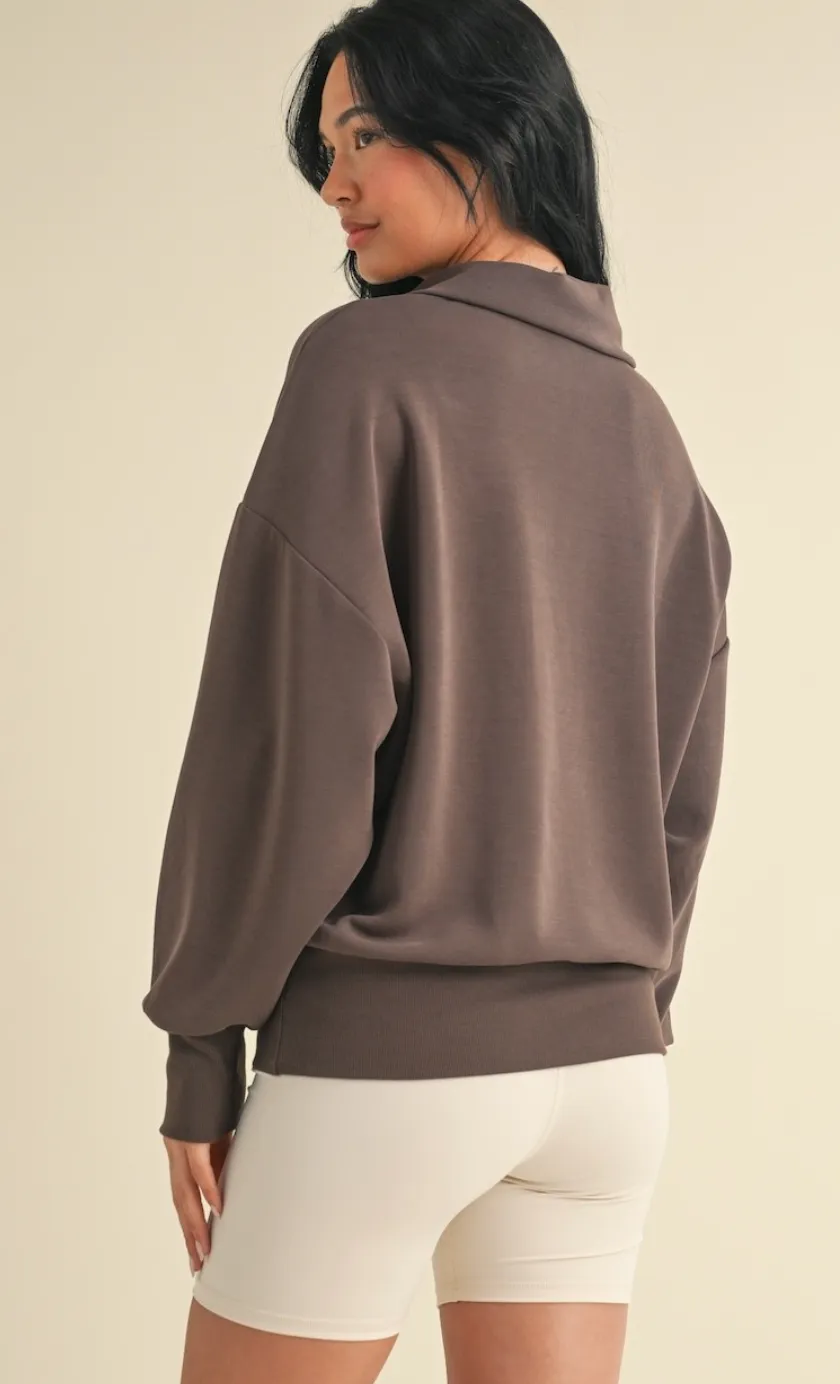 Super Soft Air Scuba Oversized Half-Zip