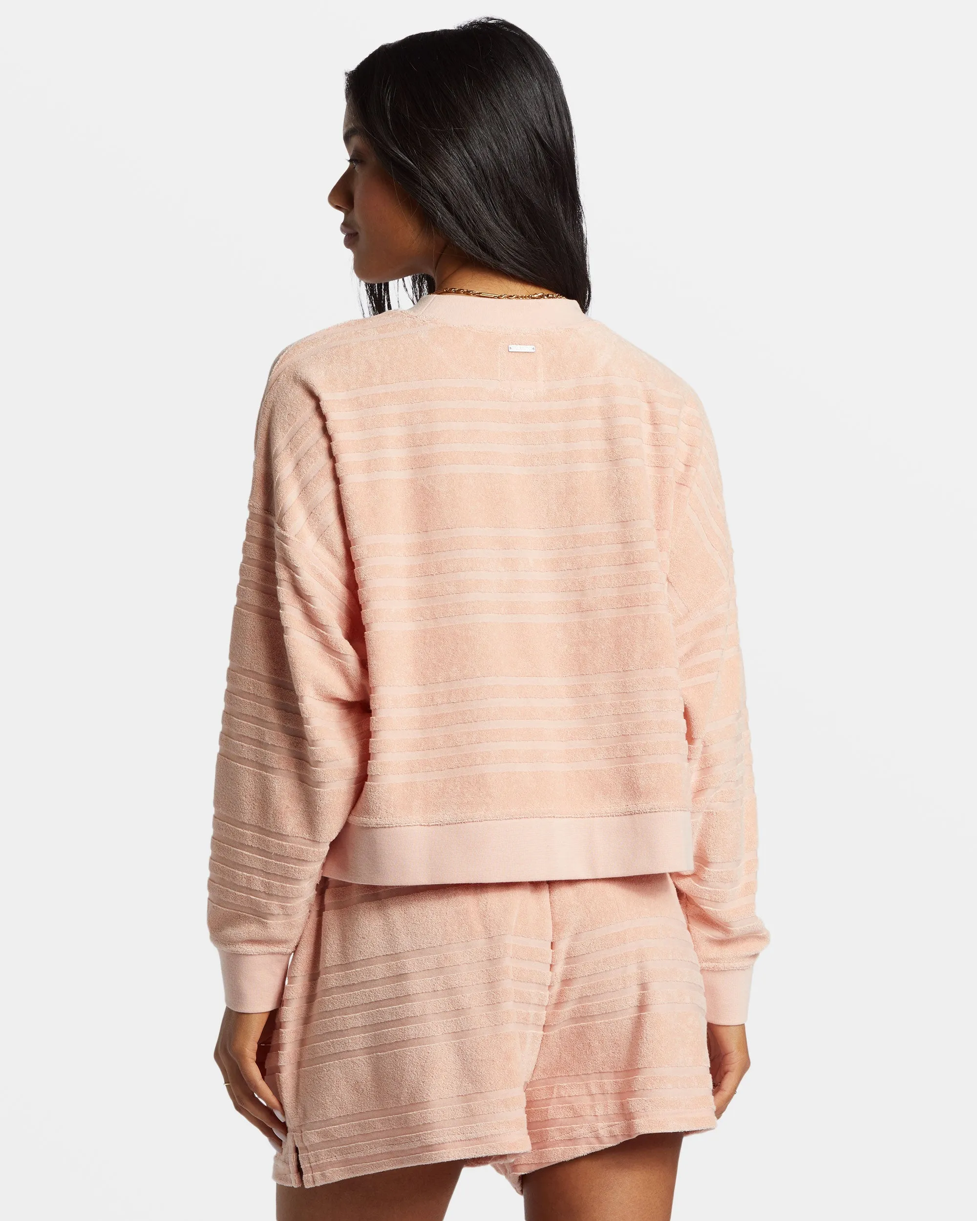 Tempo Crewneck Sweatshirt - Dusty Peach