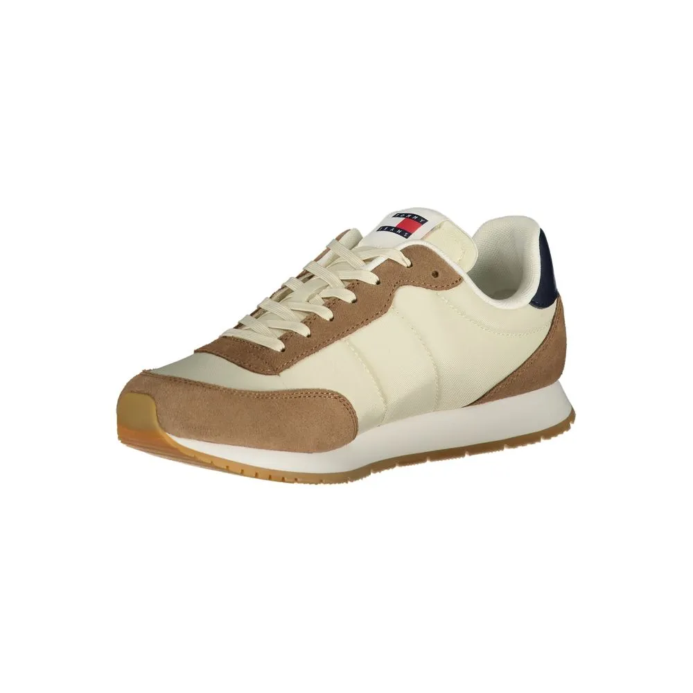 Tommy Hilfiger Beige Polyester Sneaker